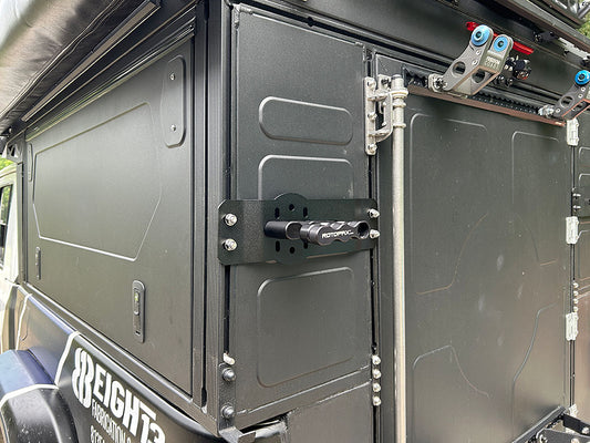 Alu-Cab Camper / ModCAP Rear RotopaX Mount - Driver Side