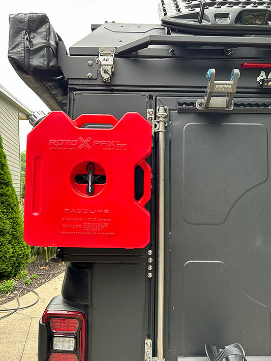 Alu-Cab Camper / ModCAP Rear RotopaX Mount - Driver Side