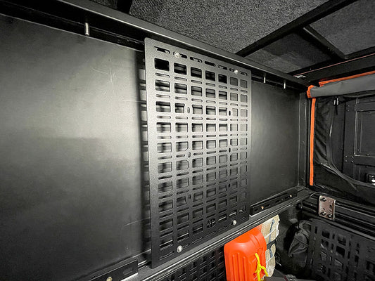 Alu-Cab Mid-Size / Full-Size Camper Bulkhead MOLLE Panel - No Water Tank