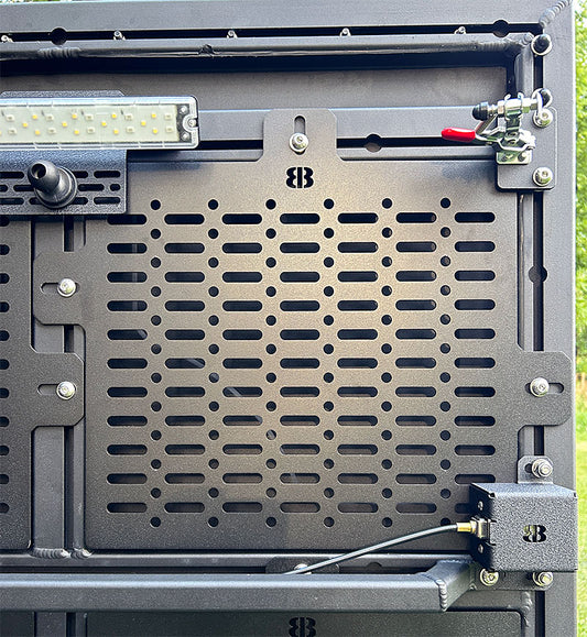 Alu-Cab Mid-Size Camper / ModCAP Rear Door Interior MOLLE / Accessory Panel