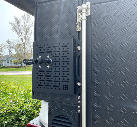 Alu-Cab Mid-Size Camper / ModCAP Rear Accessory Panel - Driver Side