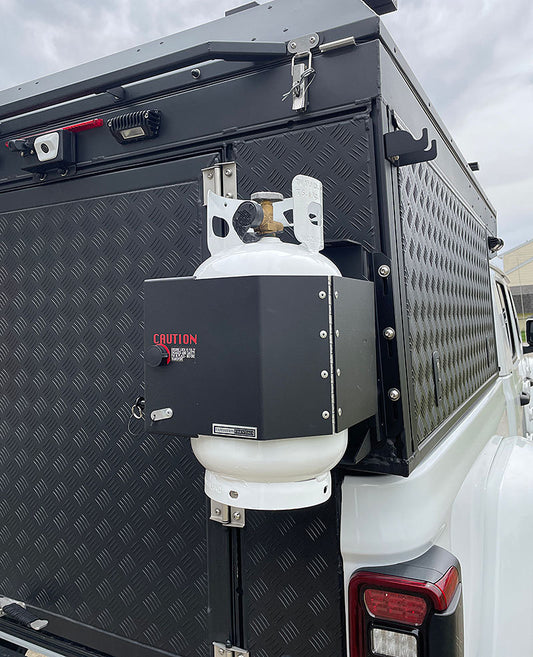 Alu-Cab Mid-Size Camper / ModCAP Rear Accessory Panel - Passenger Side