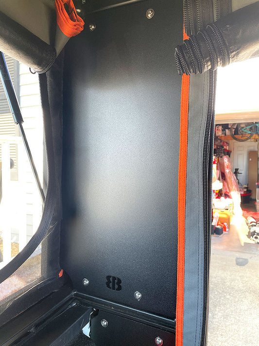 Alu-Cab Mid-Size Camper / ModCAP Rear Upper Solid Panel - Passenger Side