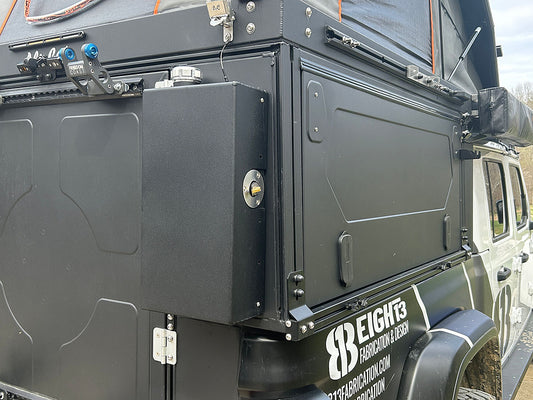Surface Mount Diesel Heater Enclosure - Midsize Alu-Cab Camper