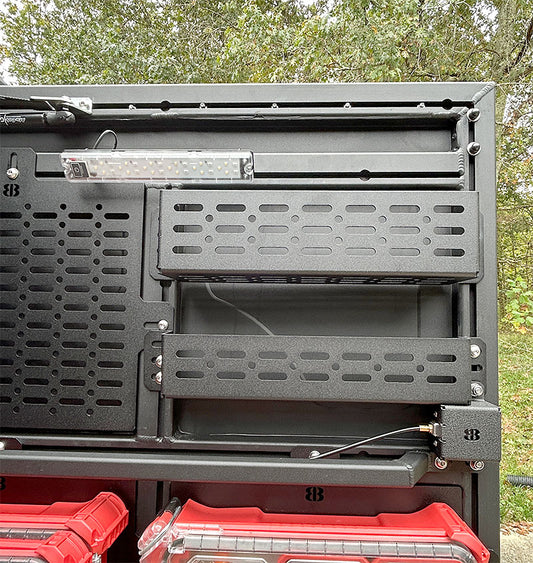 Alu-Cab Mid-Size Camper Rear Door Storage Tray