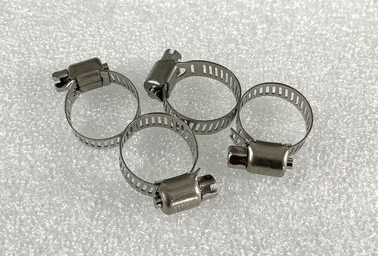 Stainless Steel Hose Clamps - 4 pk